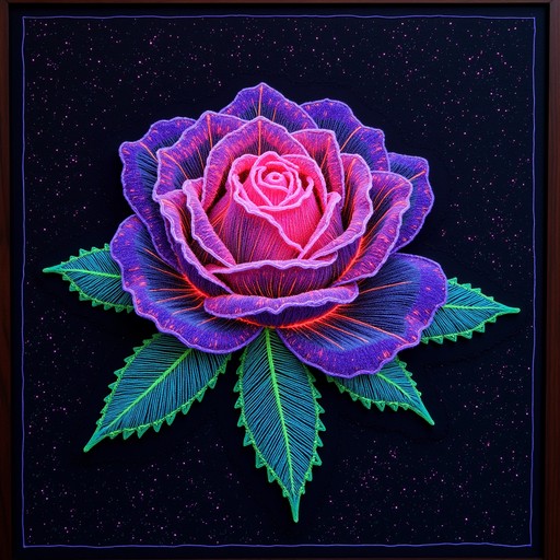 Free Neon Digital Bloom Image - Cyberpunk, Rose, Digital | Download at ...