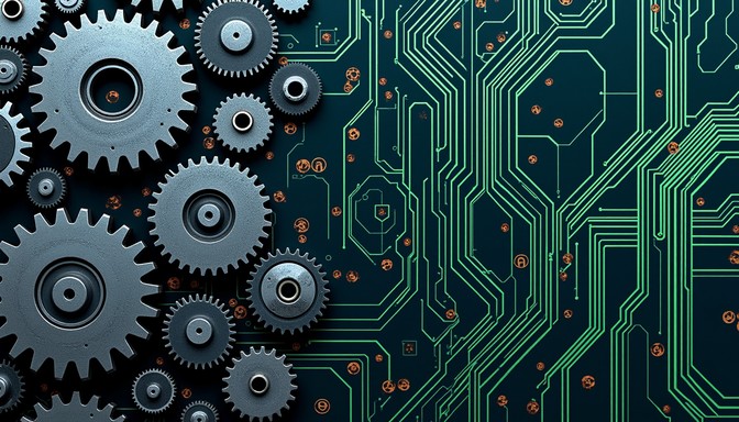 Free Gears Become Circuits Image - Gears, Circuits, Technology ...