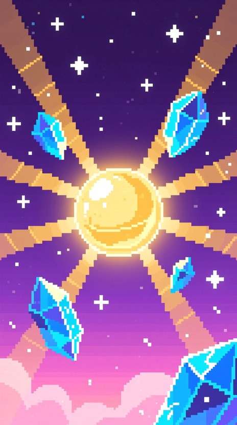 Free Radiant Pixel Cosmos Photo - Pixelart, Cosmic, Celestial ...
