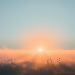 Free Misty sunrise landscape Image - Sunrise, Mist, Landscape ...