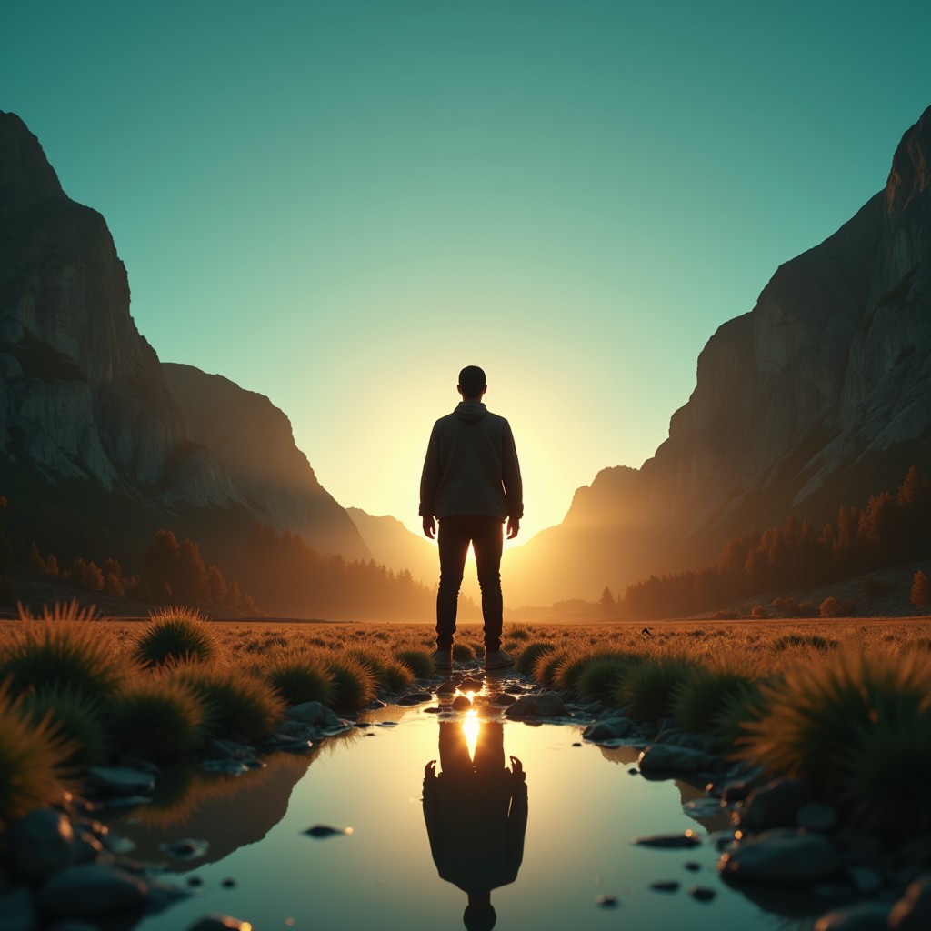 Free Adventure Awaits Ahead Image - Adventure, Silhouette, Mountains ...