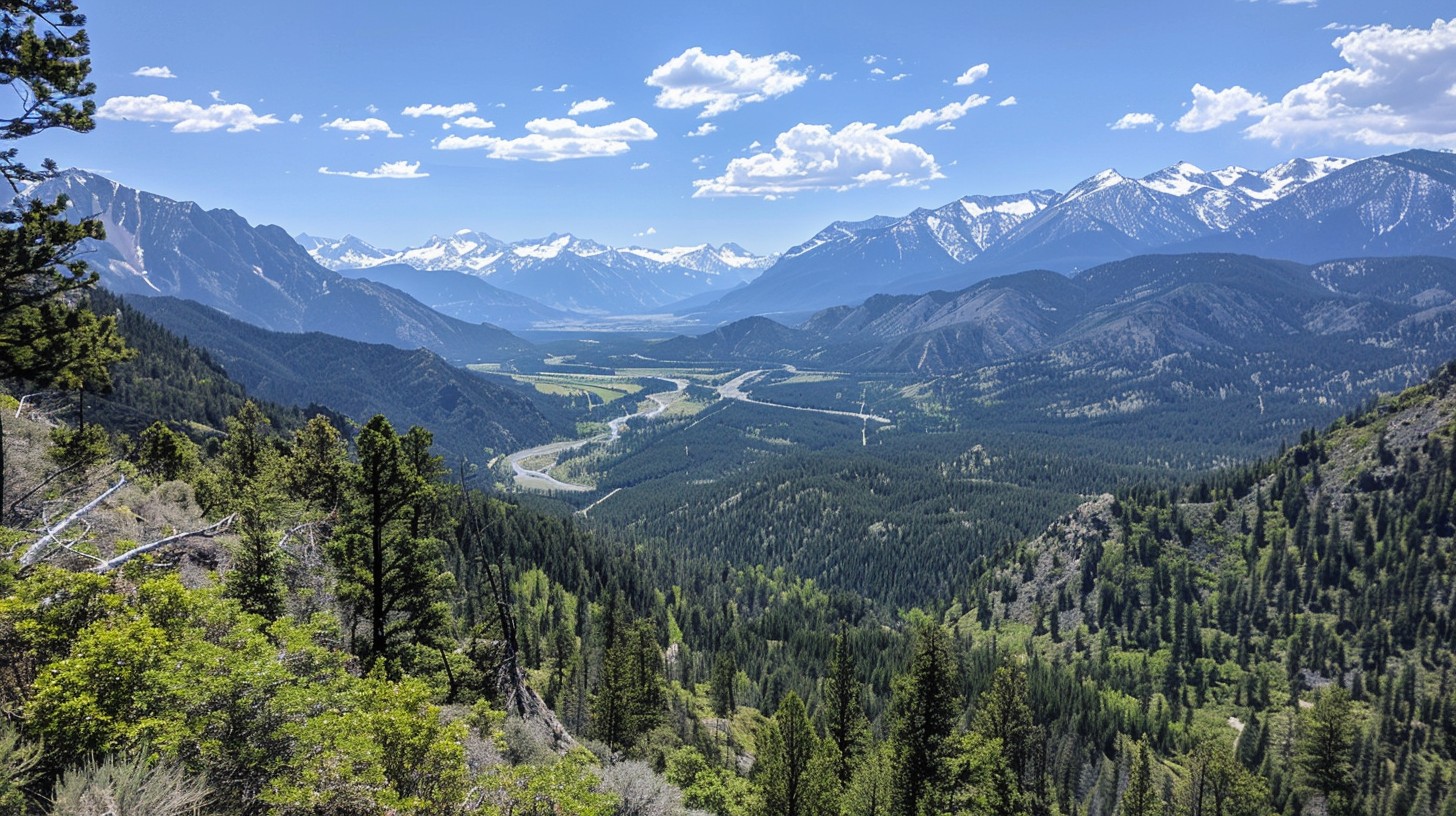 Valley Overview Free Mountain Valley View Image - Mountains, Valley, River | Download ...