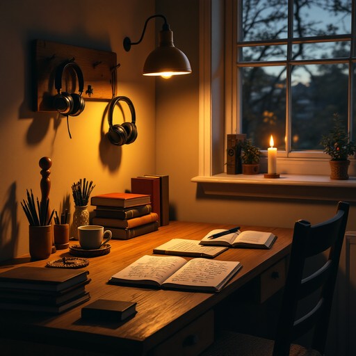 Free Cozy Study Corner Image - Study, Desk, Lofi | Download at StockCake