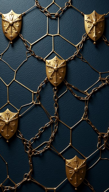 Shield With Pattern Image Free Golden Shield Pattern Image - Shield, Gold, Metallic | Download at ...
