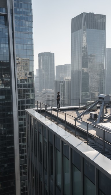 World Class Building Rooftop Free Urban Rooftop Vista Image - Skyscraper, Rooftop, Architecture ...