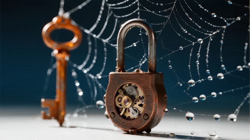 Free Lock's Glistening Web Image - Padlock, Copper, Chains | Download ...