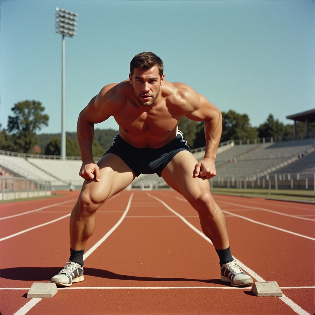 Sprinter Download Free Powerful Sprinter Ready Image - Sprinter, Athlete, Track ...