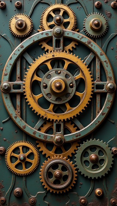 Free Intricate Clockwork Chambers Image - Brass, Gears, Mechanical ...