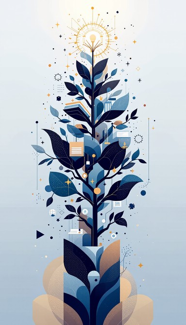 Free Knowledge Grows Skyward Image - Education, Knowledge, Geometric ...