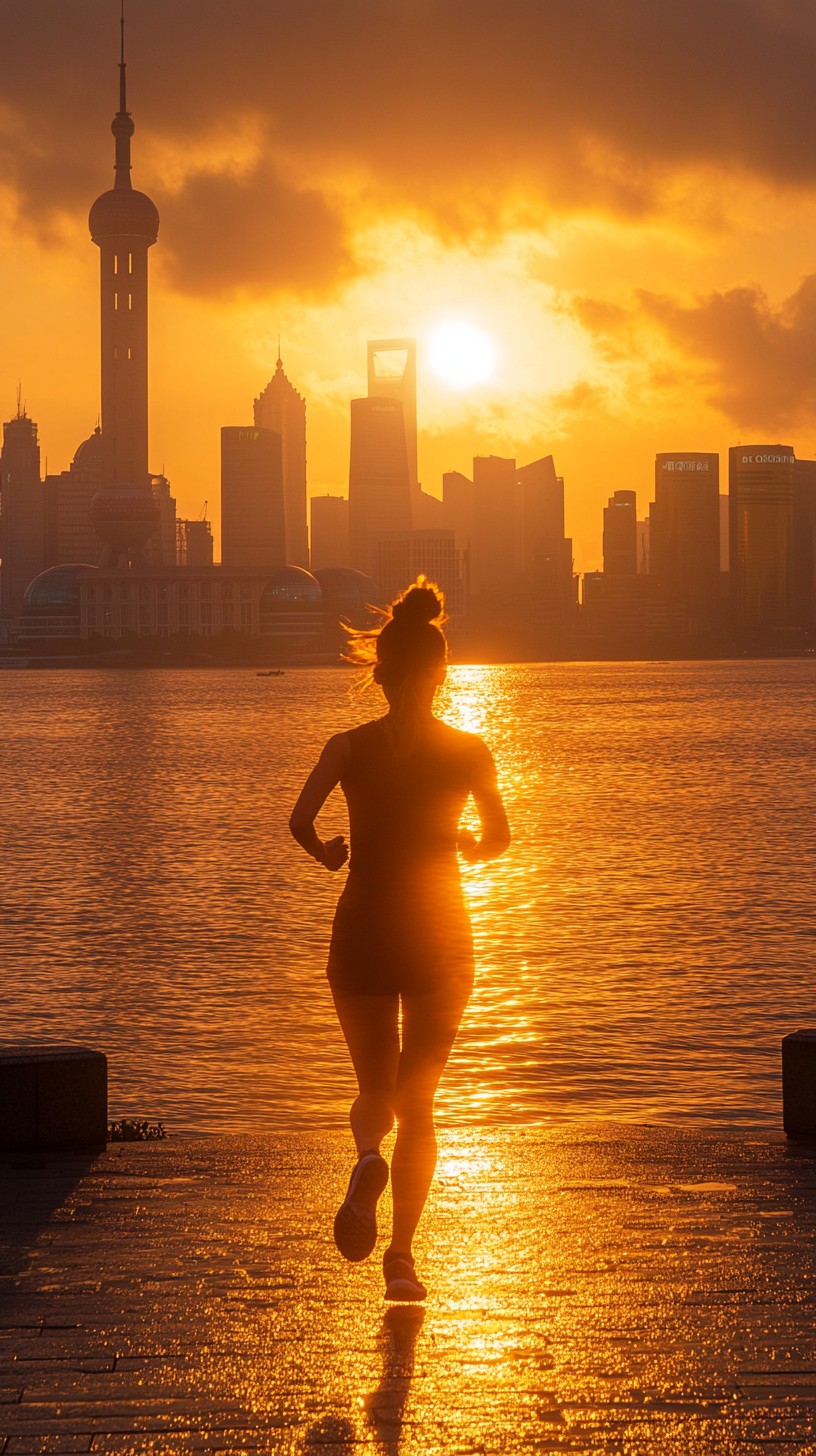 Sun Rise Run Free Sunrise city run Image - Sunrise, Jogging, City | Download at ...
