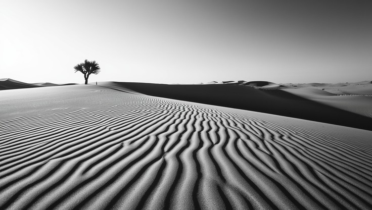 Free Desert Solitude Shadows Photo - Desert, Dunes, Monochrome ...