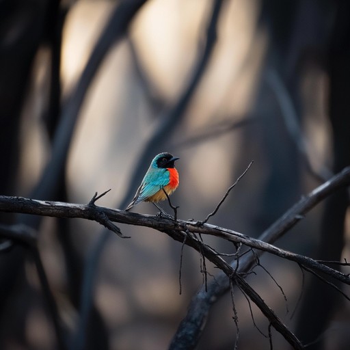 Free Bird on Branch Image - Bird, Branch, Pine | Download at StockCake