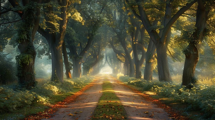 Free Mystical forest path Image - Forest, Sunlight, Trees | Download at ...