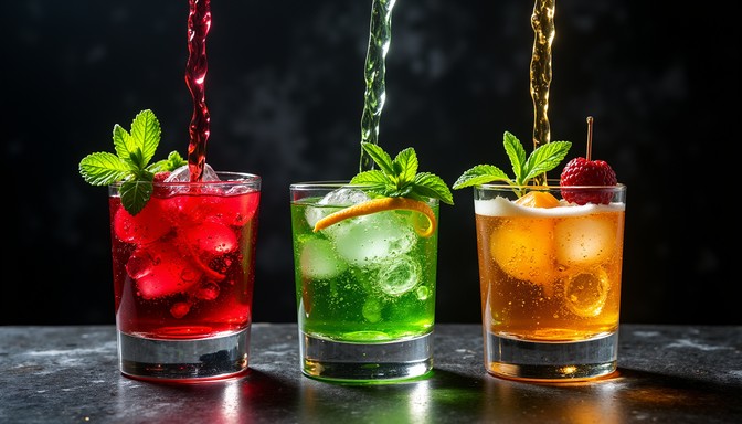 Free Colorful Cocktail Spectrum Image - Drinks, Colorful, Refreshing ...