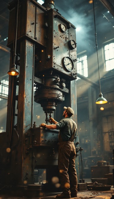 Free Factory Work Illuminated Image - Industrial, Machinery, Factory ...