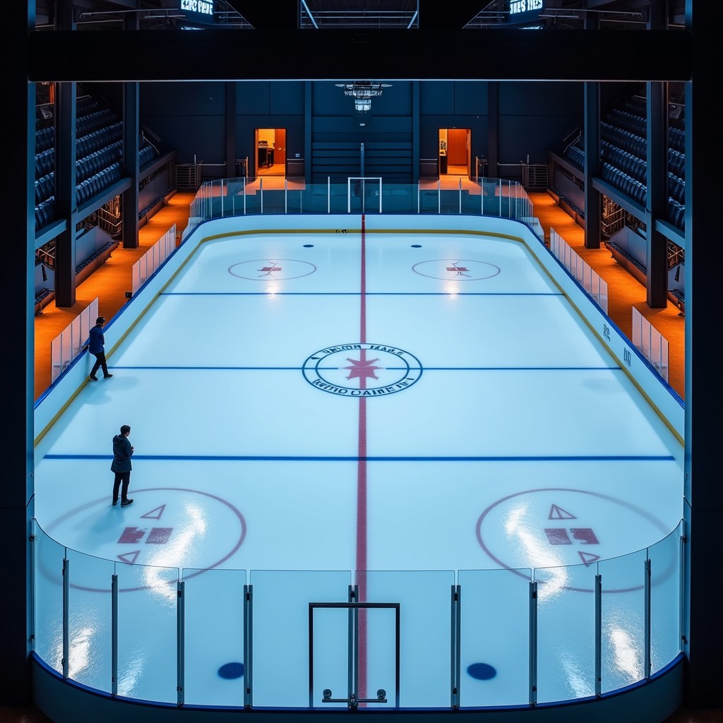 Ice Ranch Arena Free Illuminated Ice Arena Image - Hockey, Arena, Symmetry | Download ...