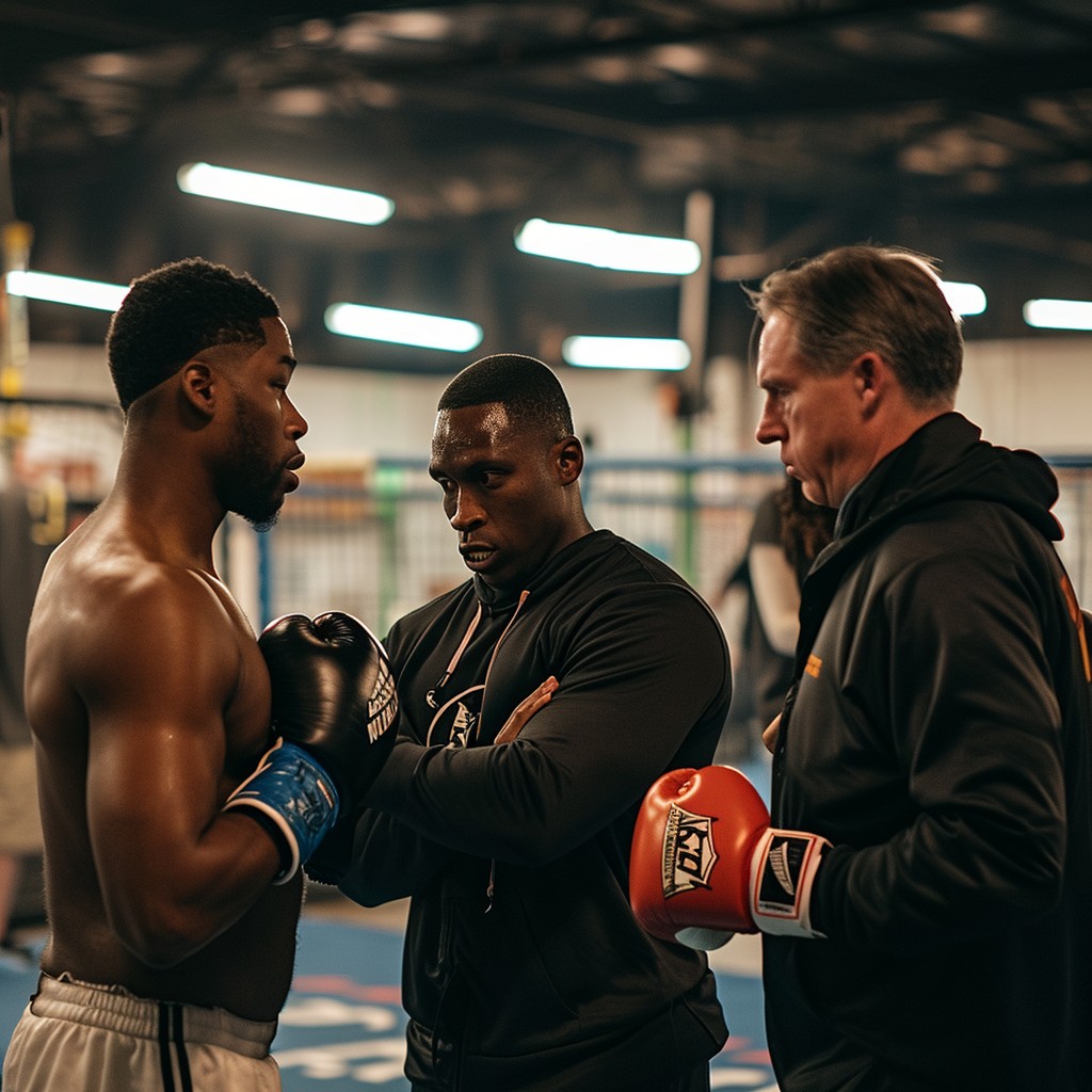 Free Boxers Strategizing Together Image - Boxing, Coach, Athletes ...