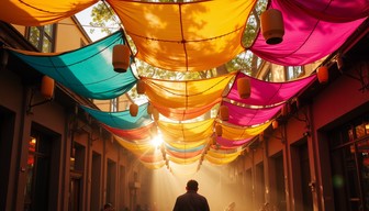 Free Sunlit Bazaar Passage Image - Marketplace, Bazaar, Sunlight ...