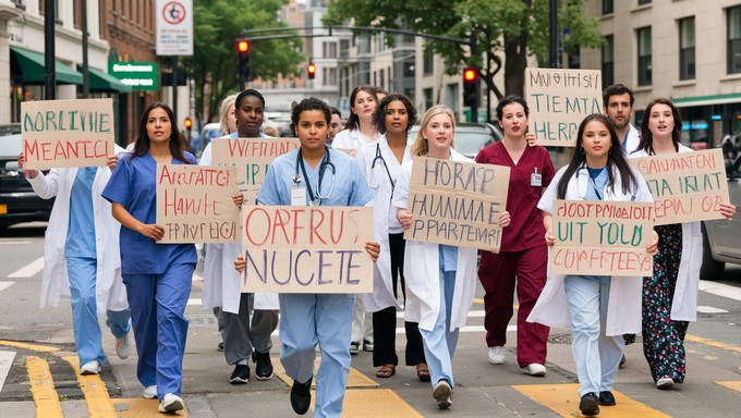 Free Healthcare Workers Unite Image - Nurses, Healthcare, Protest ...
