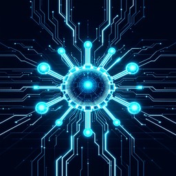 Download Digital Network Pulse Image - Network, Digital, Cyber | StockCake