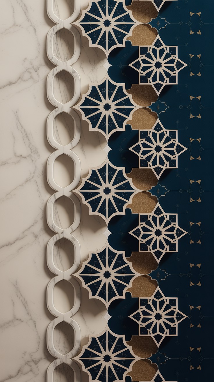 Free Elegant Arabesque Pattern Image - Islamic, Geometric, Arabesque ...