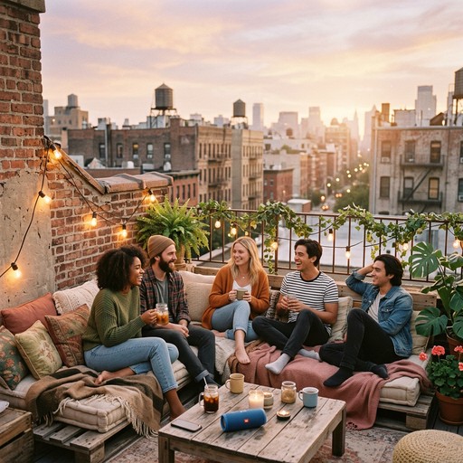 Cozy Roftp Free Cozy Rooftop Vibes Image - Rooftop, Friends, Cozy | Download at ...