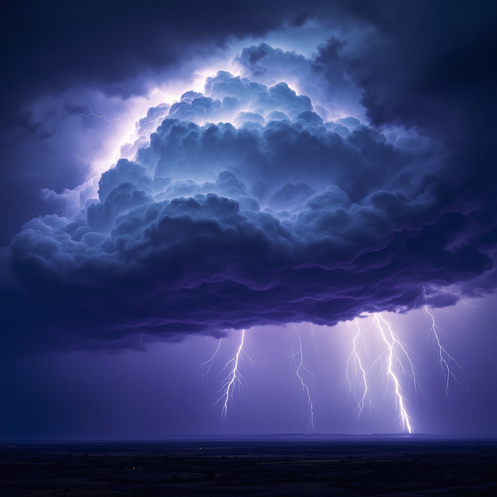 Free Lightning Strikes Night Image - Lightning, Storm, Thunder ...