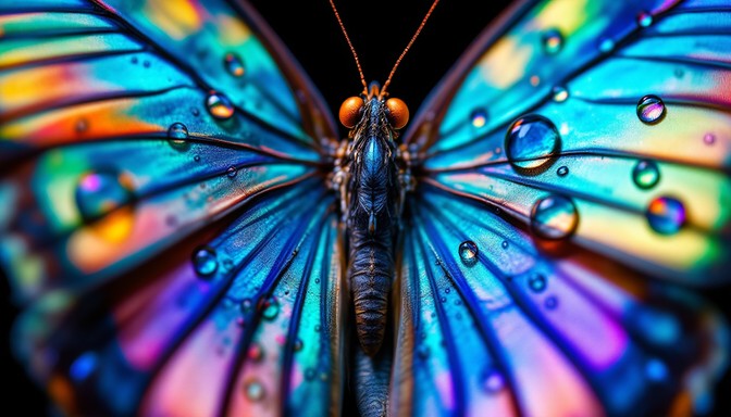 Free Iridescent Butterfly Wings Image | Download at StockCake