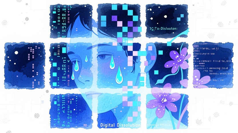 Free Digital Pixels Dissolving Image - Watercolor, Abstract, Digital ...