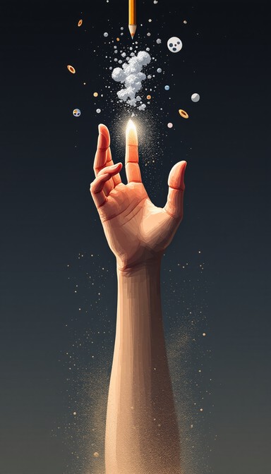 Free Magic Pixel Hand Image - Pixel, Hand, Magical | Download at StockCake