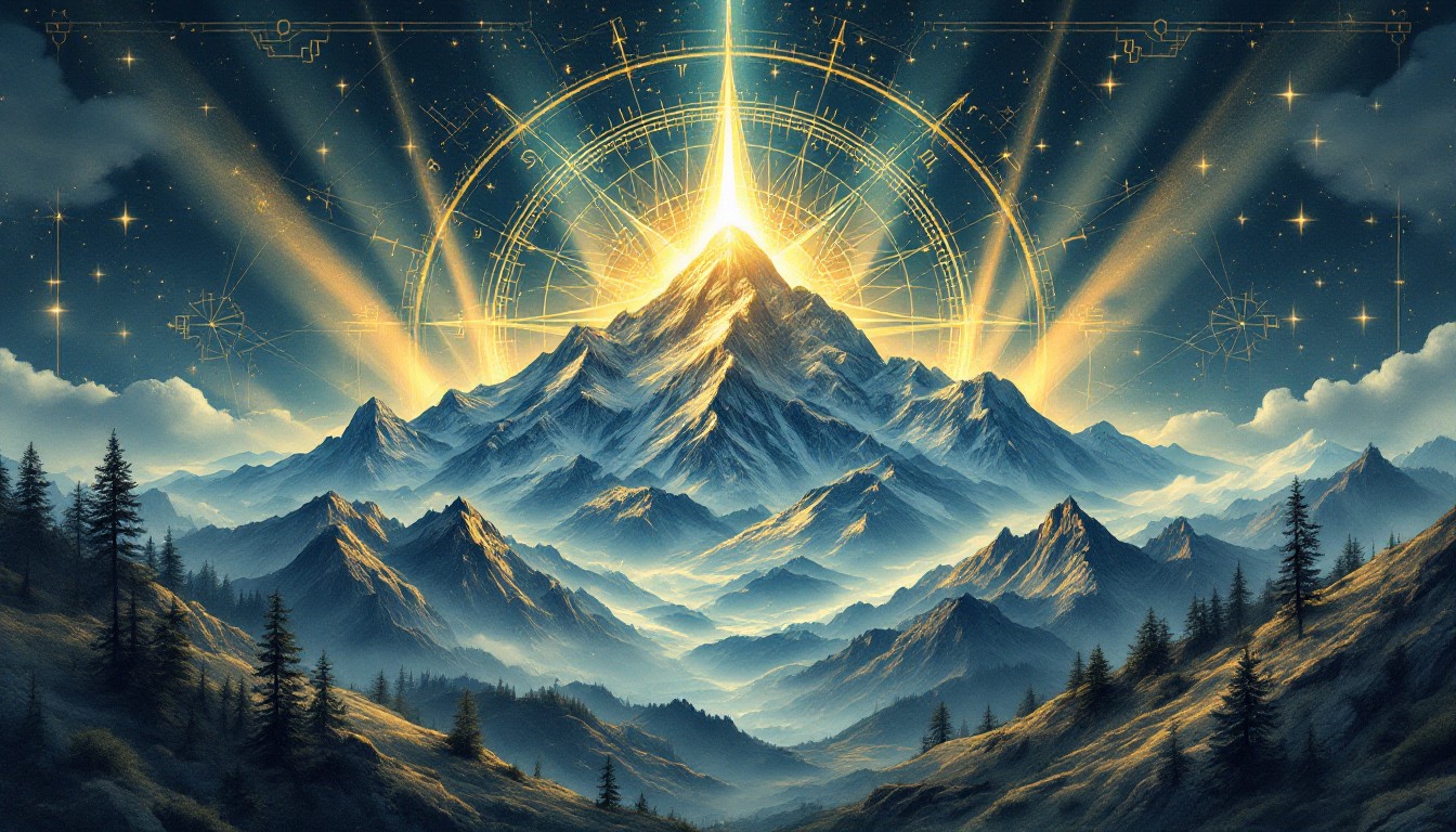 Celestial Ridge Free Celestial Mountain Navigator Image - Mountains, Compass, Celestial ...