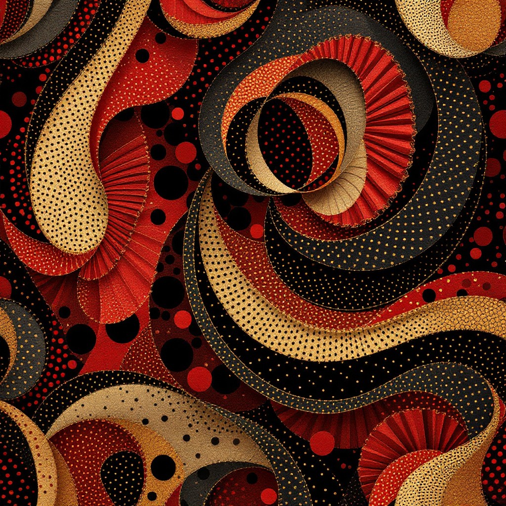 Free Spiraling Flamenco Pattern Image - Spiral, Crimson, Abstract ...