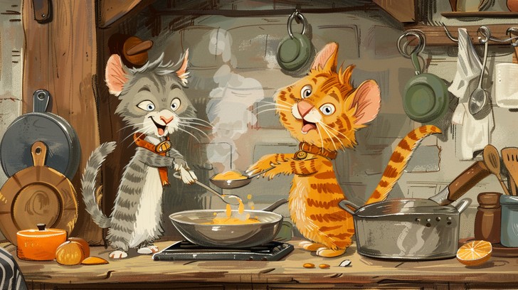 Download Chef Cat Cooking Image - Cat, Kitchen, Chef | StockCake