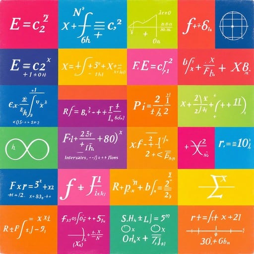 Free Mathematical Pop Art Image - Mathematics, Popart, Equations ...