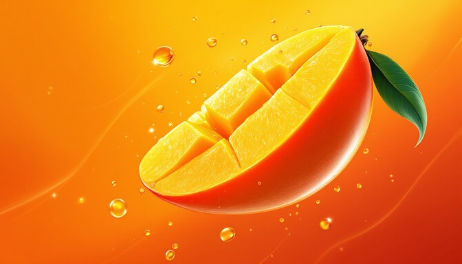 Free Sliced Mango Magic Image | Download at StockCake