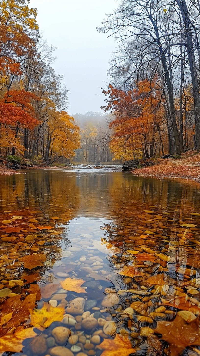Free Autumn River Reflection Photo - Autumn, River, Reflection ...