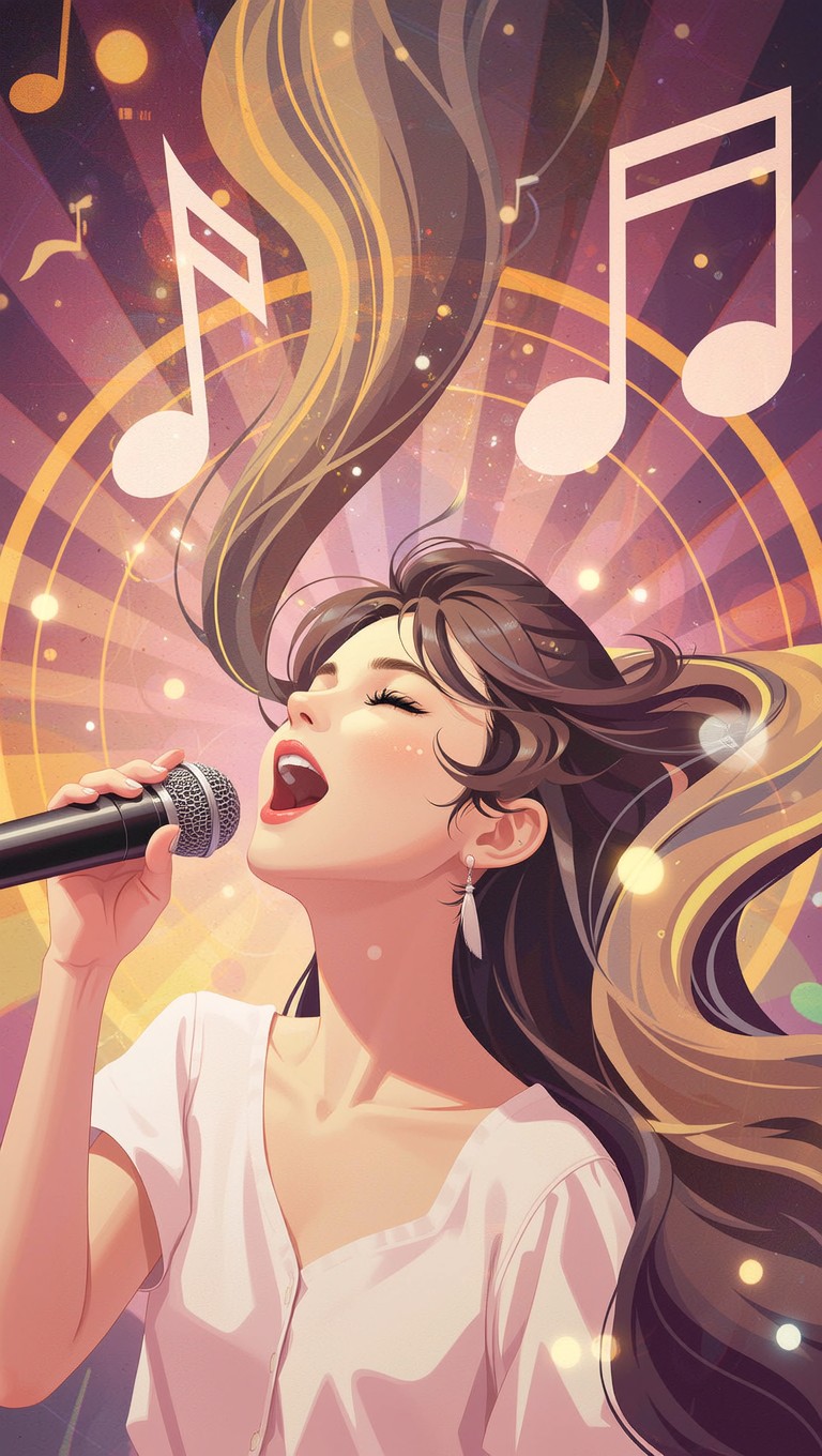 Free Passionate Musical Performance Image - Singing, Woman, Microphone ...
