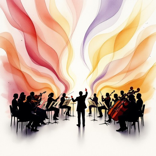 Conductor Visual Free Musical Watercolor Symphony Image - Watercolor, Orchestra ...