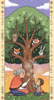 Powerful Wisdomtree Cartoon Free Wisdom Tree Stories Image - Storytelling, Wisdom, Folklore ...