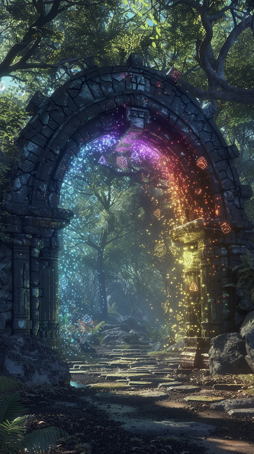 Free Enchanted Forest Gateway Image - Enchanted, Magical, Forest ...