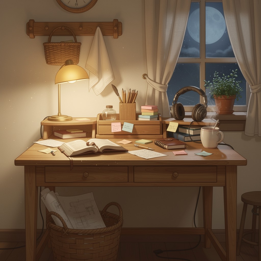 Free Cozy Study Nook Image - Desk, Study, Workspace | Download at StockCake