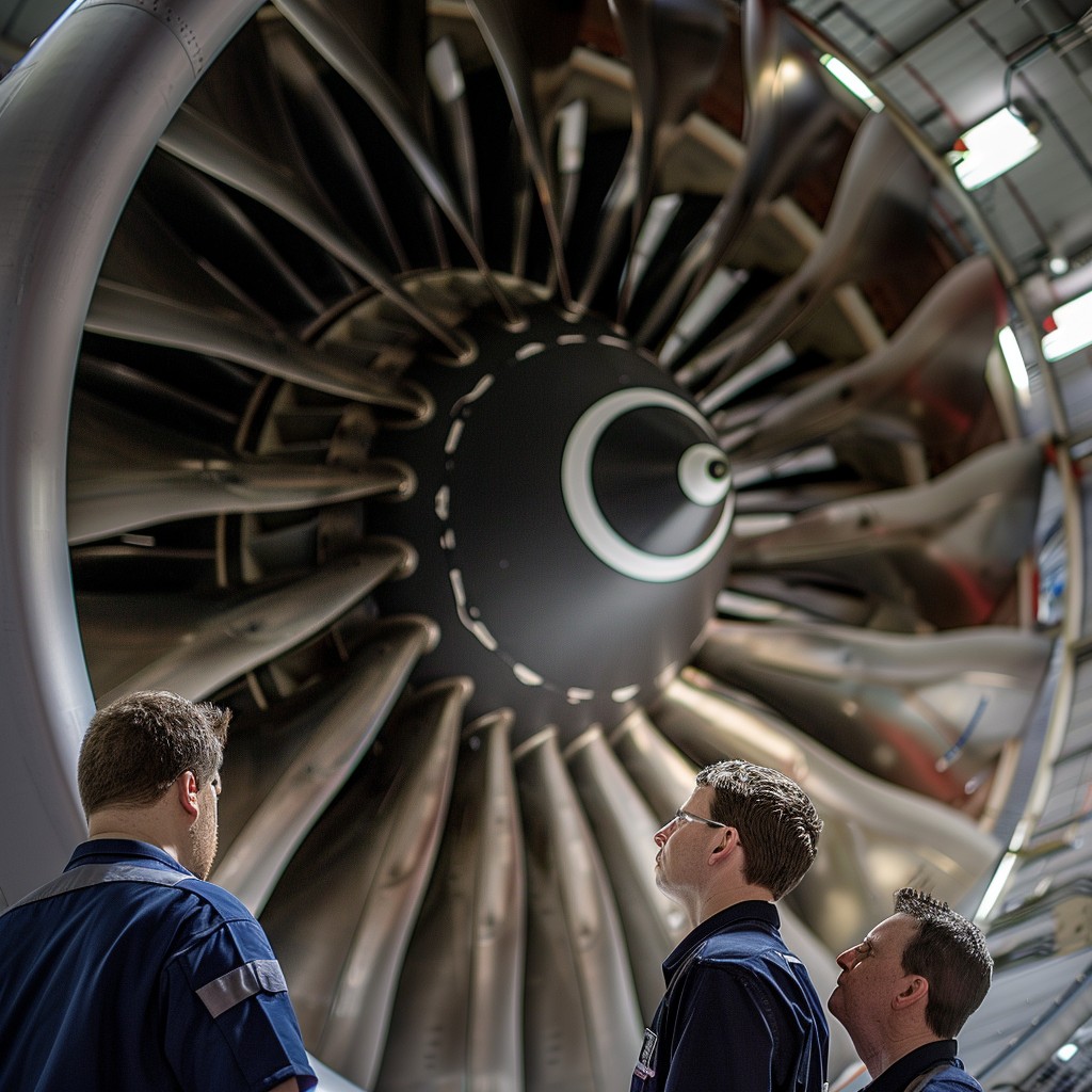 Engine Team Procedures Free Engine Inspection Team Image - Engine, Technicians, Turbofan ...