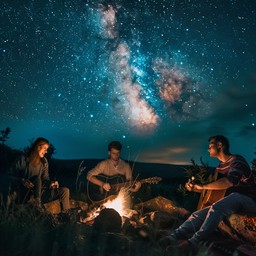 Free Starry Night Gathering Image - Starry, Night, Campfire | Download ...