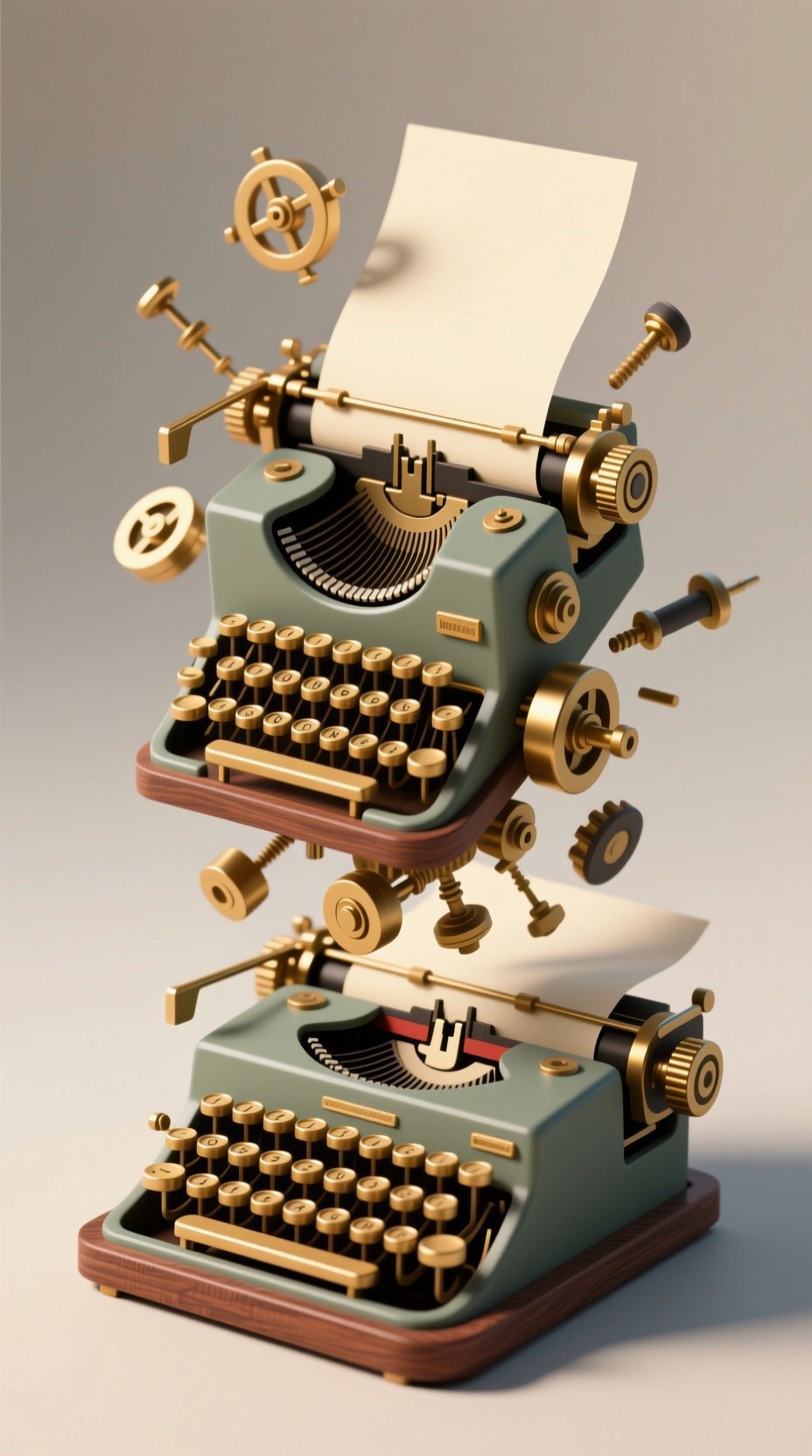 Typewriter Exploded View Free Vintage Typewriter Exploded Image - Typewriter, Vintage ...