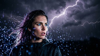 Free Electric Storm Portrait Image - Woman, Portrait, Lightning ...