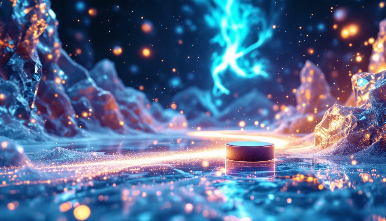 Free Cosmic Ice Magic Image - Hockey, Ice, Cosmic | Download at StockCake