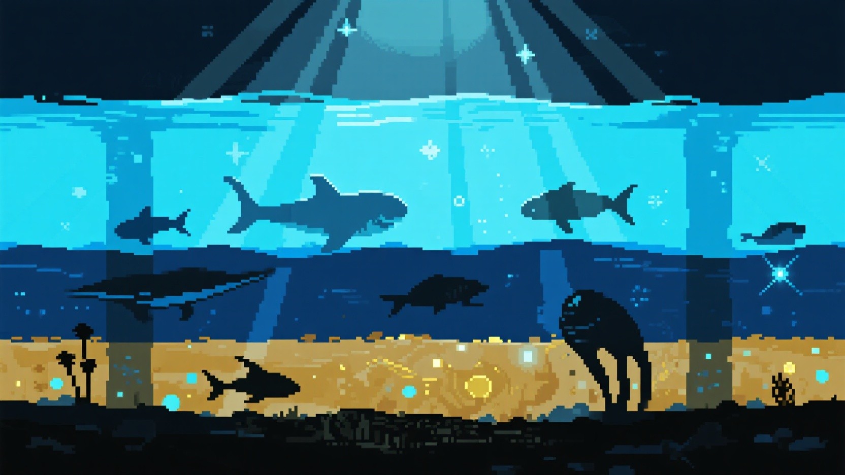 Free Pixelated Ocean Depths Image - Ocean, Pixelart, Depths | Download ...