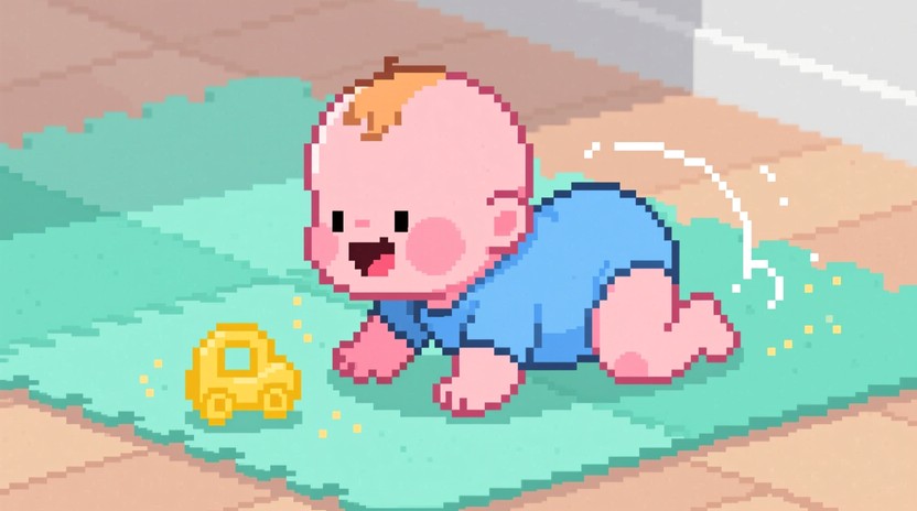 Free Pixel Baby Adventure Image | Download at StockCake