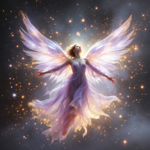 Free Celestial Being Ascends Image - Ethereal, Celestial, Wings ...