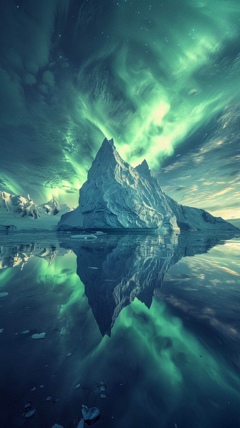 Free Aurora Ice Reflection Image - Aurora, Ice, Reflection | Download ...